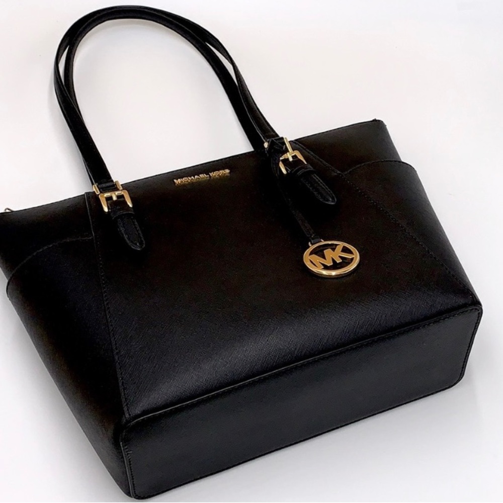 MICHAEL KORS CHARLOTTE LG ZIP TOTE BAG